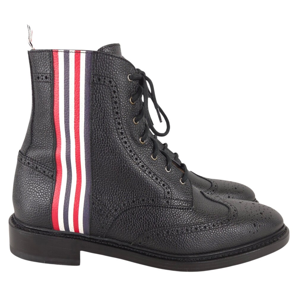 Thom Browne Wingtip Brogue Boots US 11 EU 44 Mens Black $1450